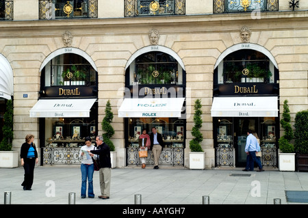 Dubail Rolex Place Vendome gioielliere Parigi Francia Foto Stock