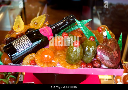 Fauchon Francia Paris lusso negozio alimentari prelibatezze Place de Madeleine Foto Stock