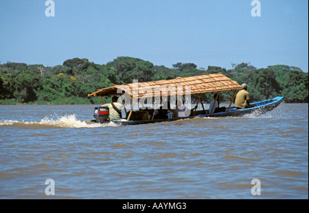 Il Kerala Backwaters, India. Foto Stock