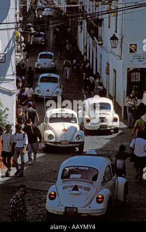 Beetle taxi in Taxco, Messico. Foto Stock