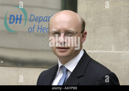 Liam Byrne MP del lavoro e il ministro della Sanità del Regno Unito 05 verticale Foto Stock