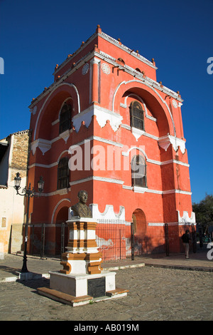 Il Templo del Carmen, Calle Miguel Hidalgo, San Cristobal de las Casas, Chiapas, Messico Foto Stock