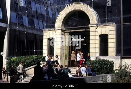 Il Musée du Cristal Baccarat in Parigi Francia Foto Stock