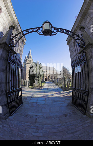 St Machars cattedrale in Old Aberdeen Scotland Foto Stock