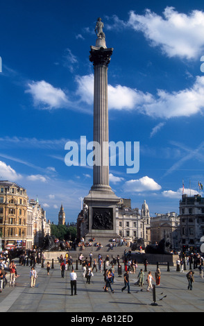 Trafalgar Square bella serata estiva 1 Foto Stock