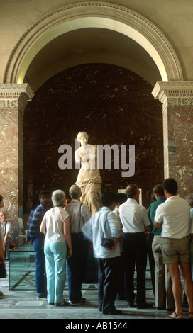 Venere di Milo statua Musee du Louvre Parigi Francia Foto Stock