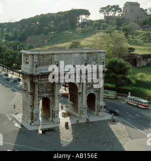 Arco di Costantino a Roma Italia Foto Stock