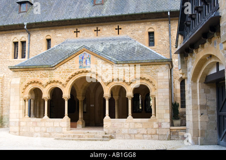 Casa di gate dell'Abbaye d'Orval monastero di Orval nella provincia del Lussemburgo in Belgio Foto Stock