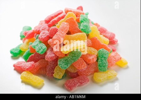 Sour fruttato dolci caramelle gommose FoodCollection USA Foto Stock