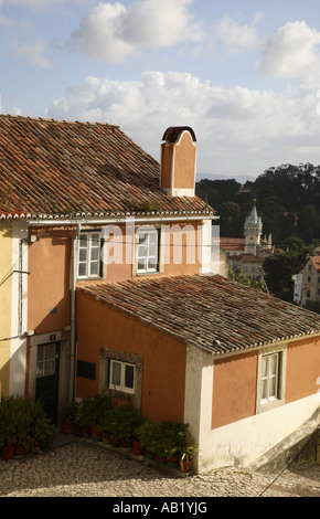 Casa tipica a Sintra, Lisbona, Portogallo Foto Stock
