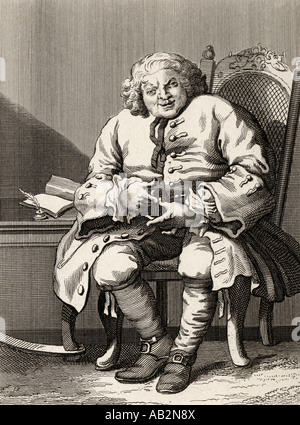 Simon Fraser, 11th Lord Lovat, 1667 - 1747. Capo Jacobita scozzese. Foto Stock