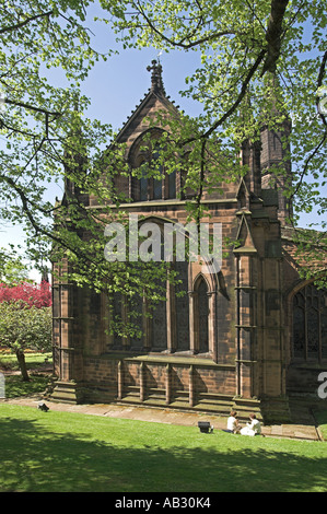 Godersi l'atmosfera, nella motivazione di Chester Cathedral. Foto Stock