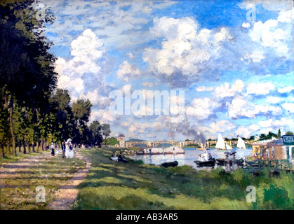 Il porto di Argenteuil 1872 Claude Monet 1840 - 1926 Francia - Francese Foto Stock