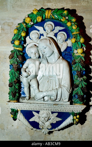 Andrea della Robbia Italiano Inizio scultore rinascimentale, 1435-1525 FIRENZE Foto Stock