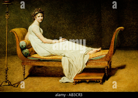 Madame Récamier, née Julie Bernard, 1800 Louis David Madame Récamier Jacques-Louis David 1748 - 1825 Francia - Francese Foto Stock