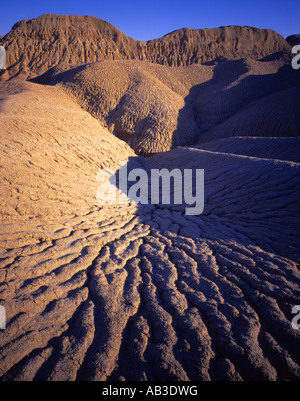 In dettaglio La Borrego Badlands Anza Borrego Desert State Park Borrego Springs San Diego County in California usa stati uniti Foto Stock