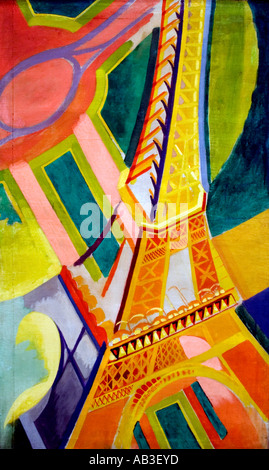 Robert Delaunay 1926 Tour Eiffel Francia pittura francese Foto Stock