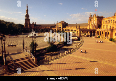 Plaza de España - Siviglia, in Andalusia, Spagna Foto Stock