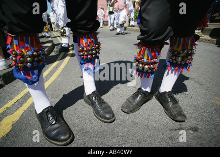 Morris ballerini al grande anello di Morris la raccolta di Thaxted Essex Regno Unito 02 03 giugno 2007 Foto Stock