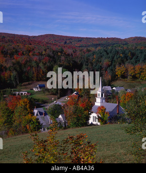 Waits River in Autumn Vermont New England USA Foto Stock
