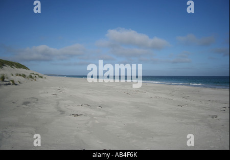 Spiaggia Berneray Ebridi Esterne della Scozia Giugno 2007 Foto Stock