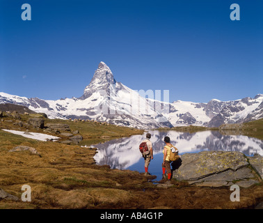 La Svizzera, del Cervino Foto Stock