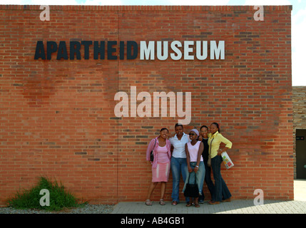 Il Museo dell'Apartheid a Johannesburg, Sud Africa Foto Stock