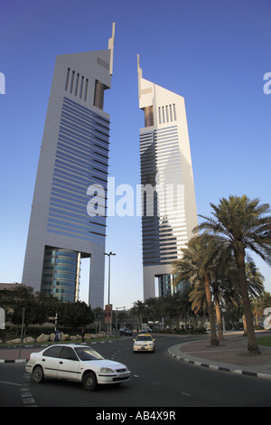 Emirates Towers, Dubai Foto Stock