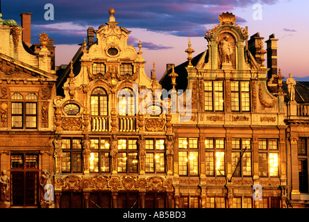 GRAND PLACE Bruxelles Belgio Foto Stock