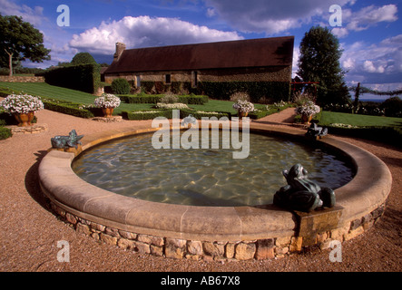 Eyrignac Manor Gardens, Eyrignac Manor, città di, Salignac-Eyvigues, Dordogne, Aquitania, in Francia, in Europa Foto Stock