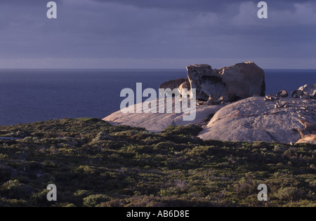 Remarkable Rocks kirkpatrick punto Parco Nazionale di Flinders Chase Kangaroo Island South Australia Foto Stock