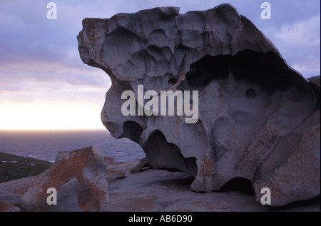 Remarkable Rocks kirkpatrick punto Parco Nazionale di Flinders Chase Kangaroo Island South Australia Foto Stock