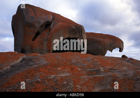 REMARKABLE ROCKS KIRKPATRICK Punto Parco Nazionale di Flinders Chase Kangaroo Island South Australia Foto Stock