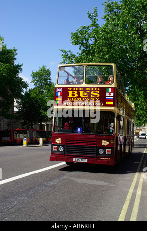 Una delle numerose escursioni organizzate gite in autobus intorno a Londra England Regno Unito 2007 Foto Stock