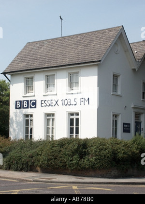 BBC Local radio divisione radio locale e regionale della BBC che trasmette da locali che servono la contea di Essex103.5 FM a Chelmsford, Essex, Inghilterra, Regno Unito Foto Stock