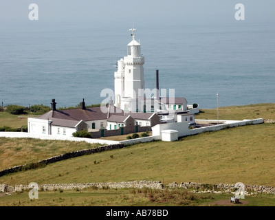 St Catherines Point lighthouse Foto Stock