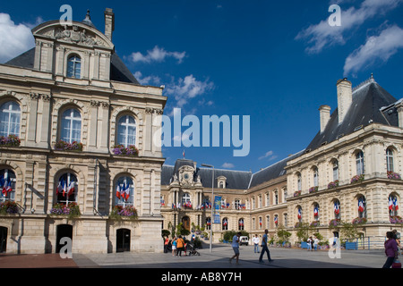 Hotel de Ville municipio Amiens Somme Picardia Francia Foto Stock