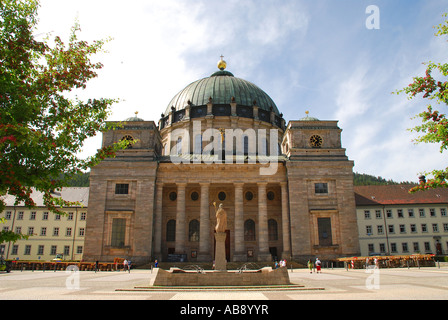 Cattedrale di San Blasius con uno dei più grandi cupole della chiesa d'Europa - San Blasien Foresta Nera Baden Württemberg Germania Foto Stock