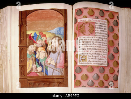 Religione, cristianesimo, libri, Libro Delle Ore, Paesi Bassi, circa 1500,