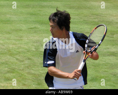 Kim Sung Yong concorrenti a Queens Tennis championships Foto Stock