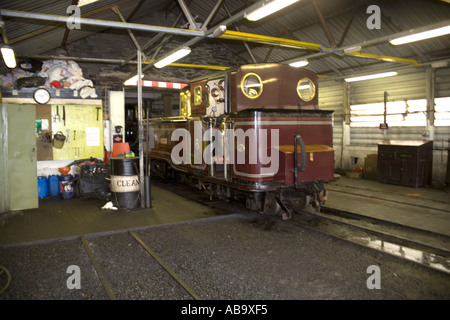 Opere di ingegneria Boston Lodge Ffestiniog ferrovie a vapore Foto Stock