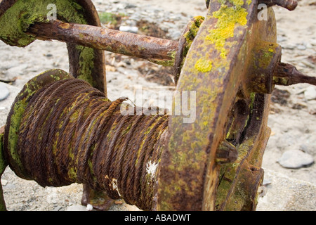 Vecchio verricello arrugginito, Gribbin, 2006 Foto Stock