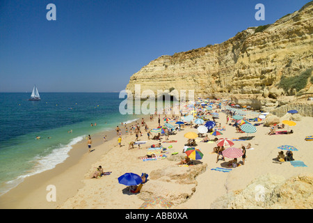 L' Algarve, Carvoeiro, Praia de Centianes ( Vale de Centianes) Foto Stock