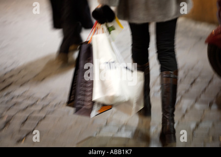 Roma Shopping a Roma Foto Stock