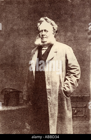 Johan Henrik Ibsen, 1828 - 1906. Drammaturgo norvegese, direttore del teatro e poeta. Foto Stock