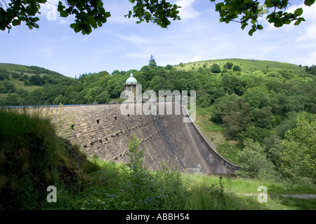 Il Pen Y Garreg diga fu costruito nel 1890 Elan Valley Galles Centrale Foto Stock