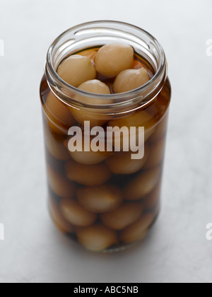 Un vasetto di Cipolline borretane - fascia alta Hasselblad 61mb di immagine digitale Foto Stock