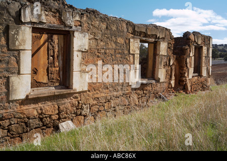 Australian colonial homestead resti in Australia rurale Foto Stock