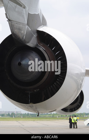 Airbus A380 Airbus è alimentato dalla Rolls Royce Trent 900 motori a getto Foto Stock