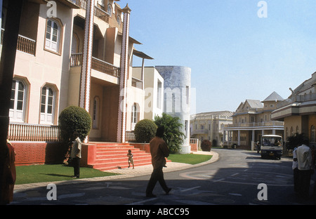 Alta società Lane film city Hyderabad India Foto Stock